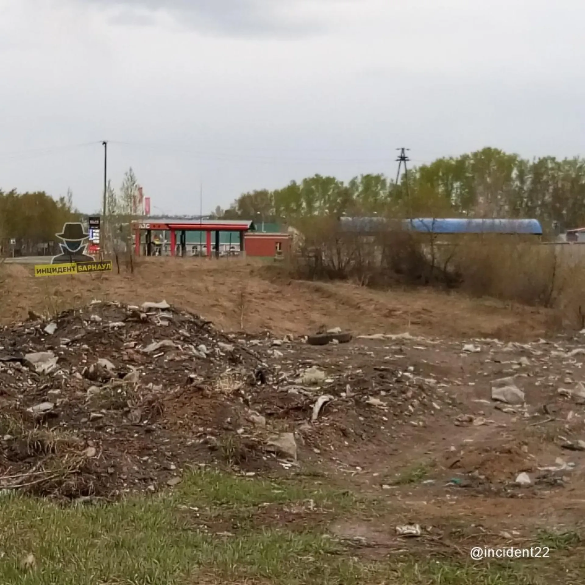 Новая свалка мусора появилась в Барнауле
