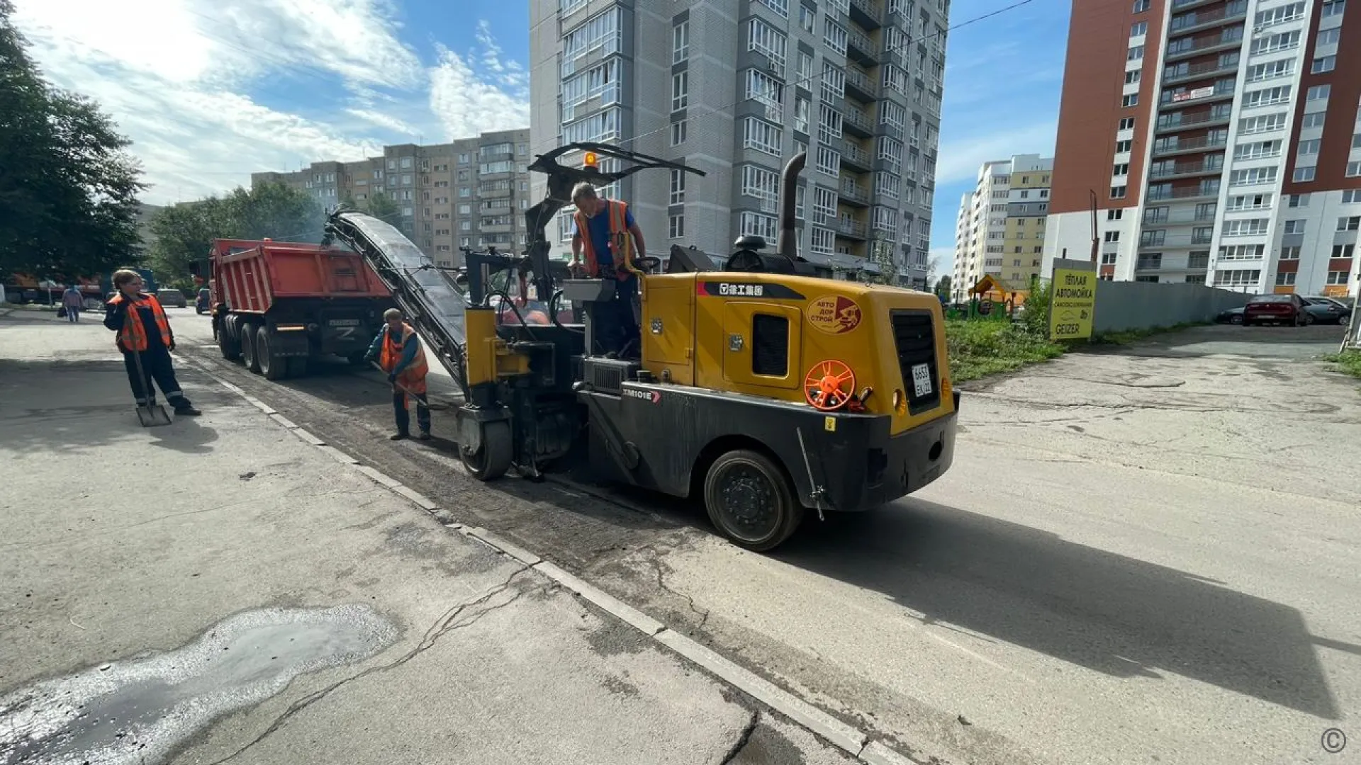 Более 38 тысяч квадратных метров дорог отремонтировали в Барнауле