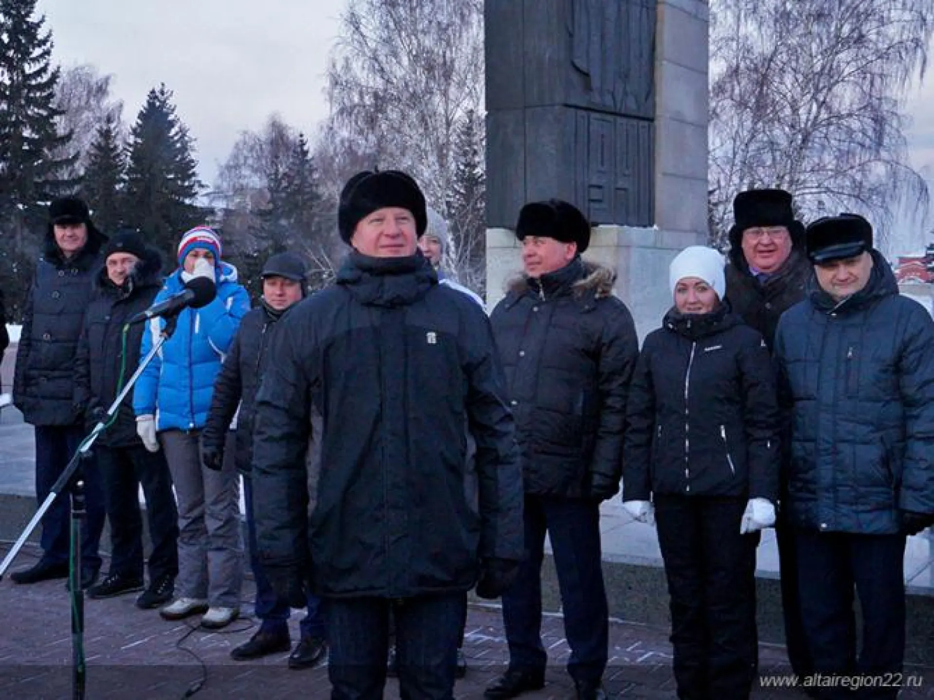 Всероссийская патриотическая акция «Снежный десант» началась в Барнауле