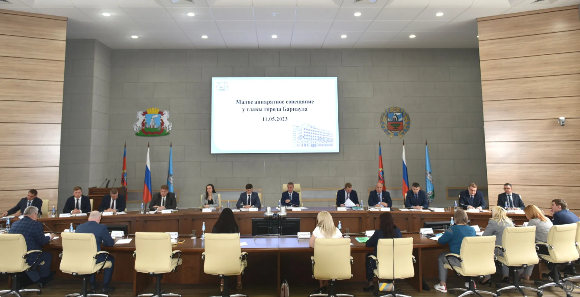 Итоги празднования Дня Победы подвели в администрации Барнаула