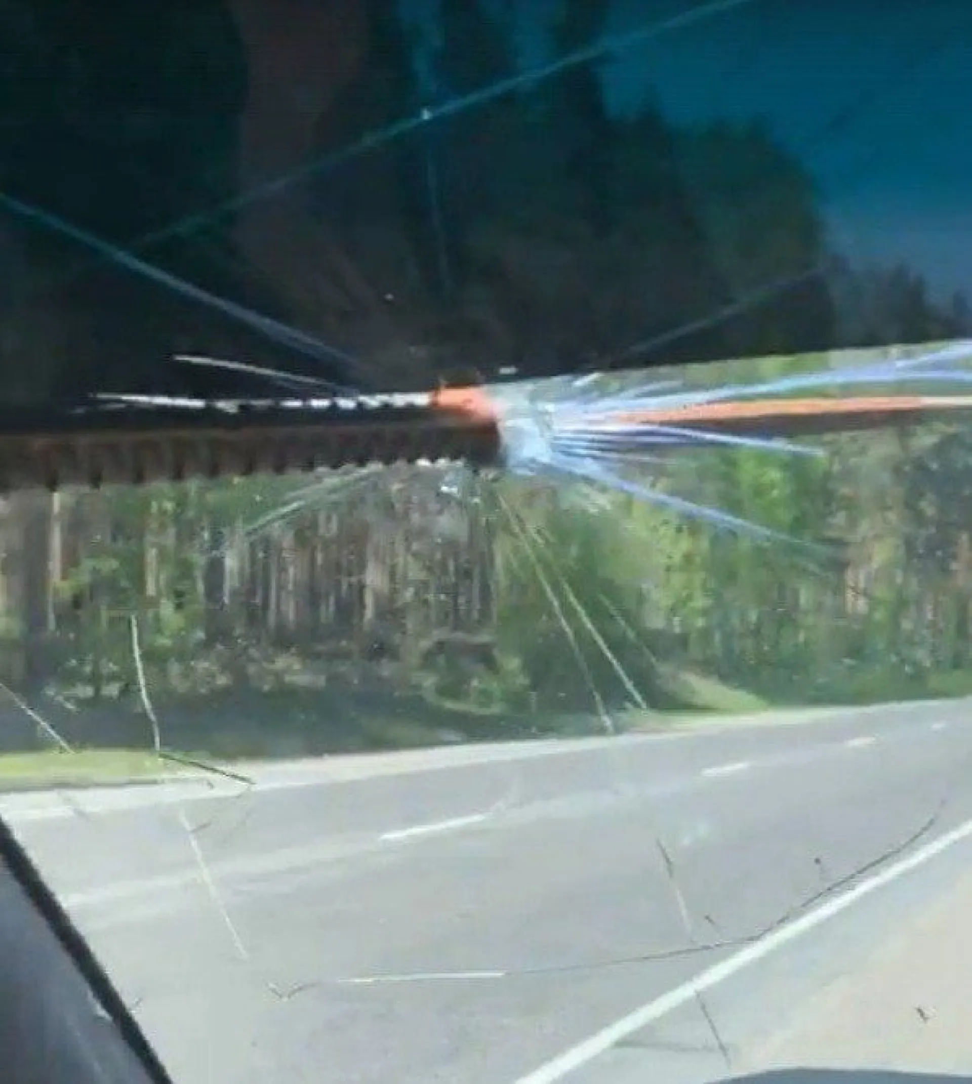 Соцсети: кусок арматуры прилетел в лобовое стекло алтайскому автомобилисту Соцсети: кусок арматуры прилетел в лобовое стекло алтайскому автомобилисту