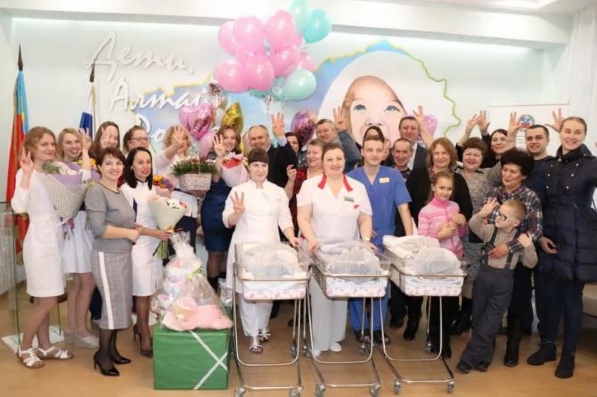 Тройня родилась в перинатальном центре «ДАР»