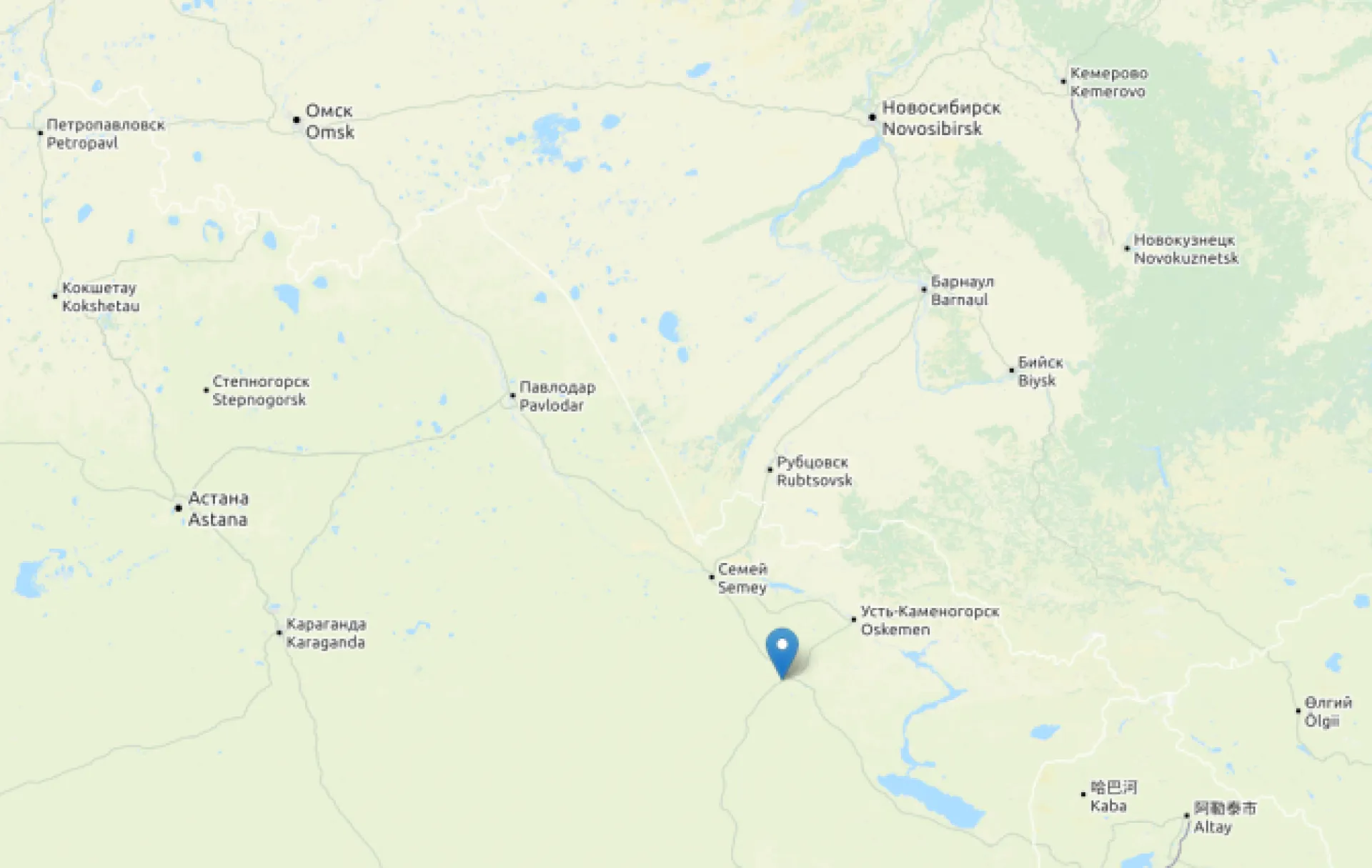 Второе за сутки сильное землетрясение произошло на границе Алтайского края