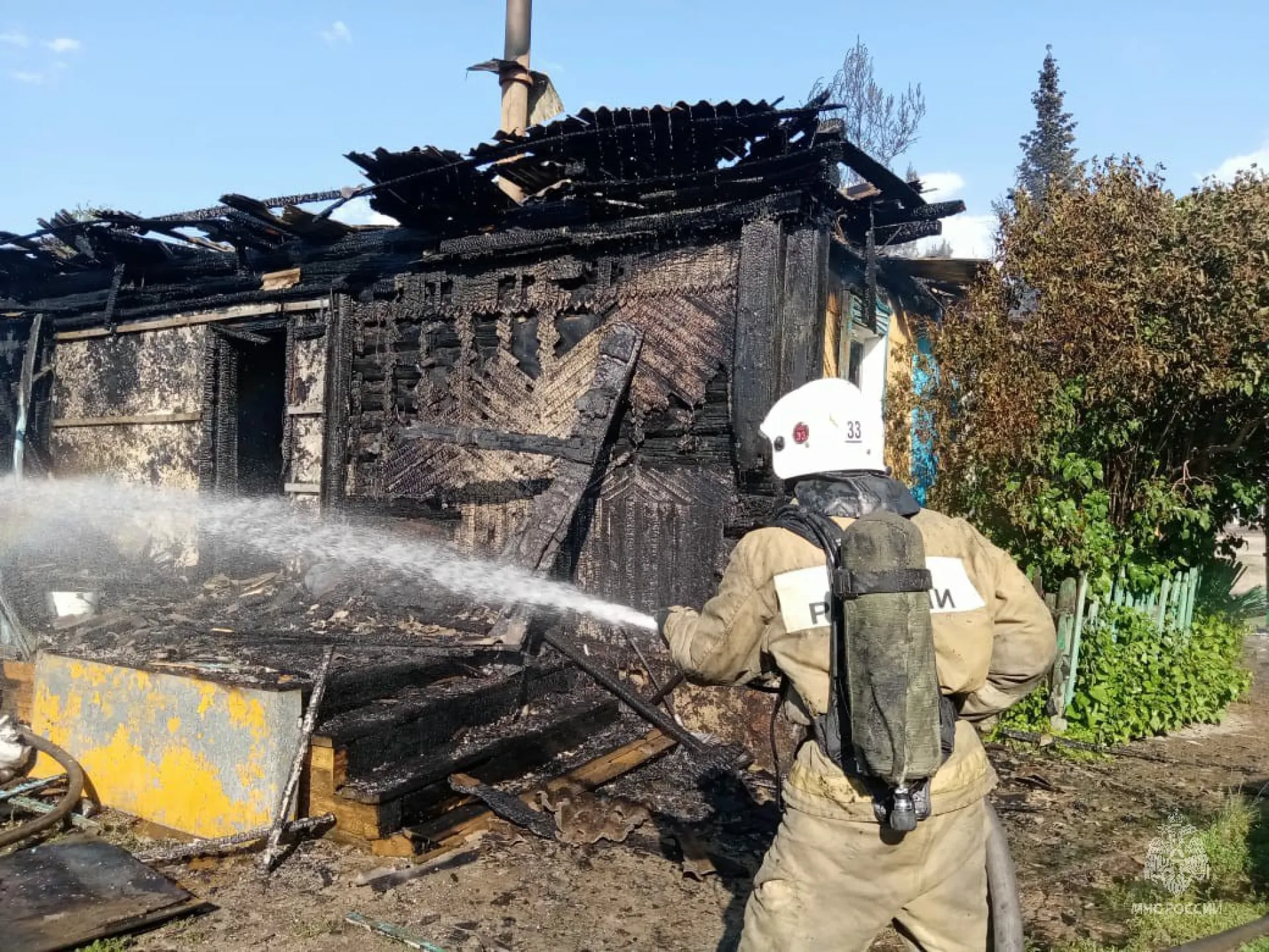 Пенсионерка погибла при пожаре в Рубцовском районе Пенсионерка погибла при пожаре в Рубцовском районе