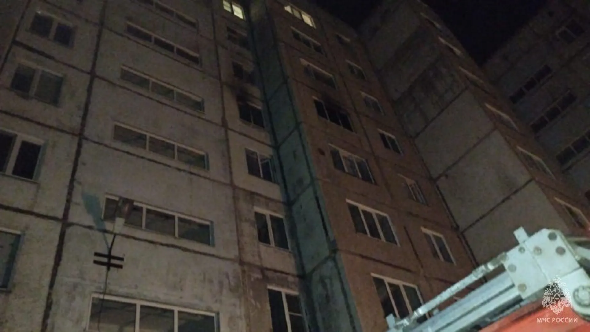 Женщина погибла при пожаре в заринской девятиэтажке Женщина погибла при пожаре в заринской девятиэтажке