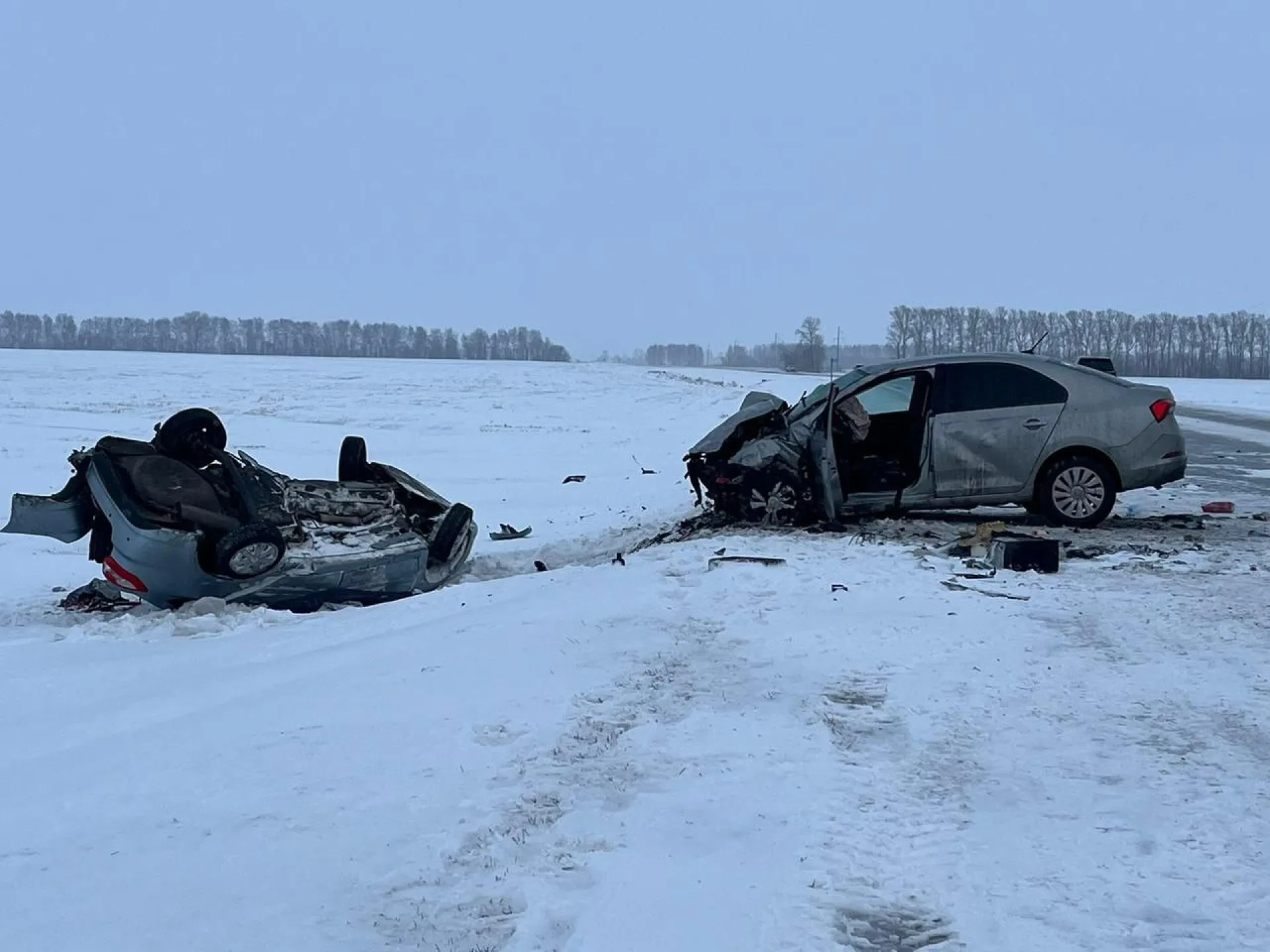 Два человека стали жертвами ДТП на трассе в Алтайском крае