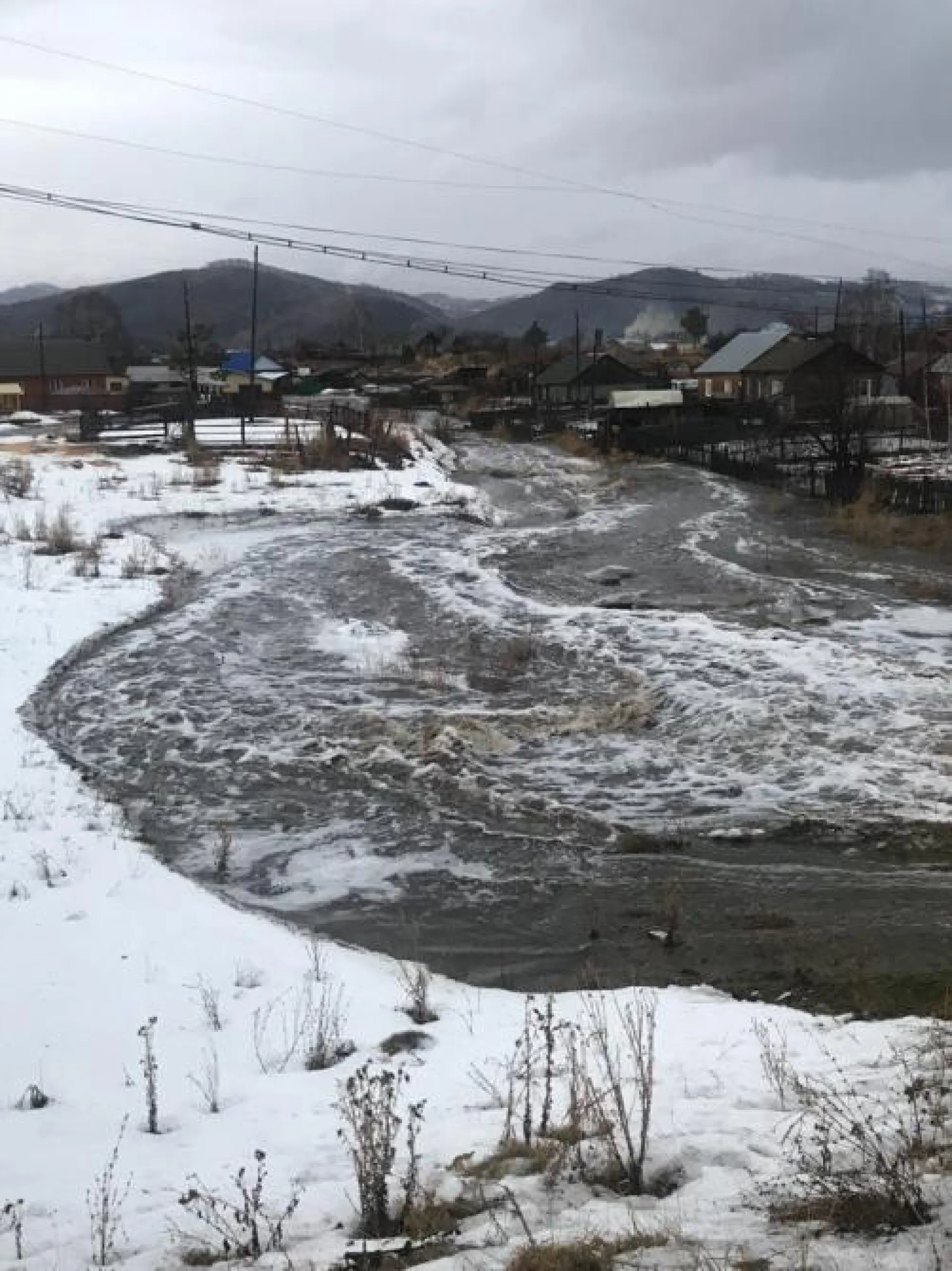 Паводок в Алтайском крае усилился в связи с потеплением Паводок в Алтайском крае усилился в связи с потеплением