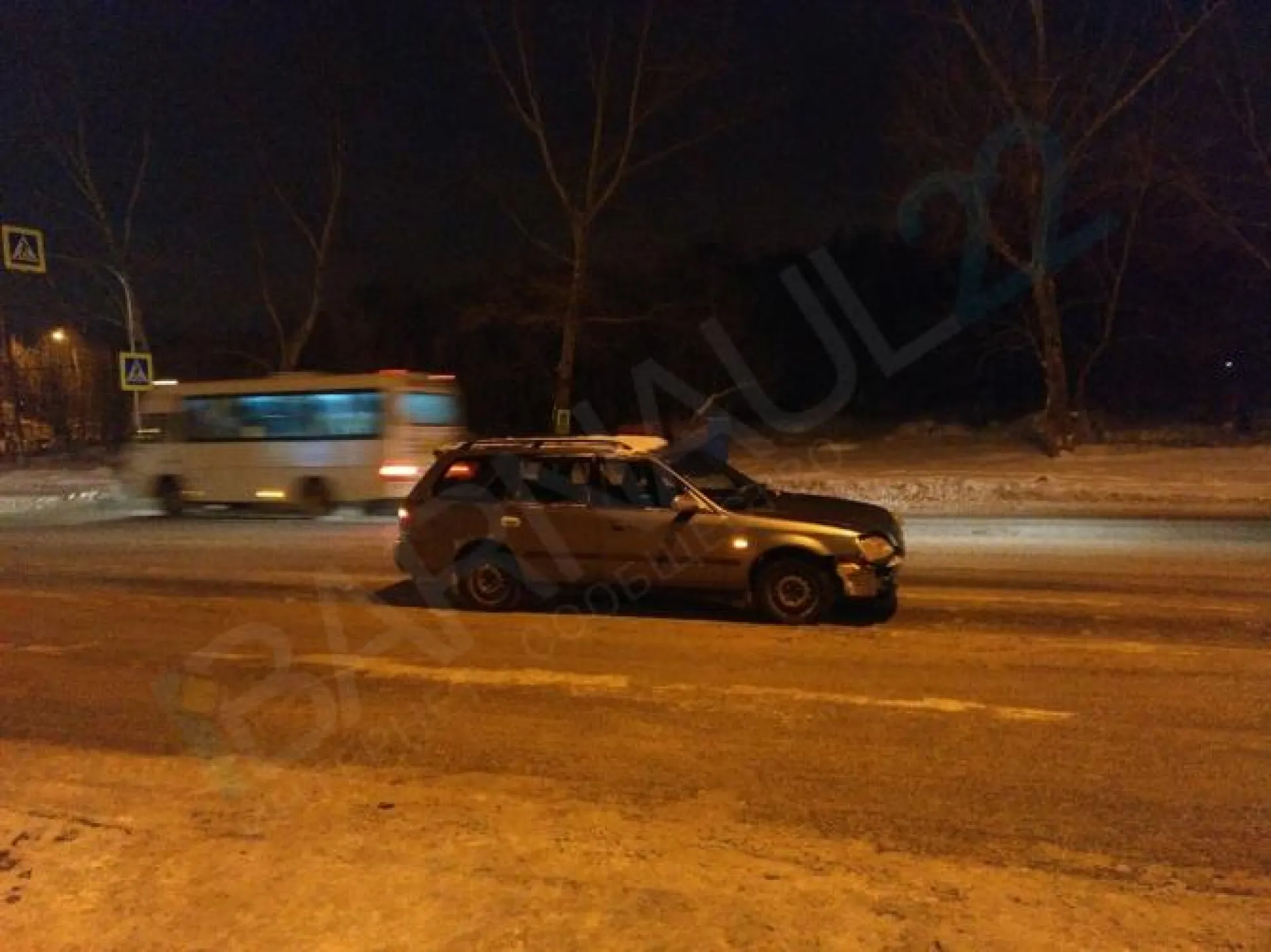 Девушку госпитализировали в результате ДТП в Барнауле