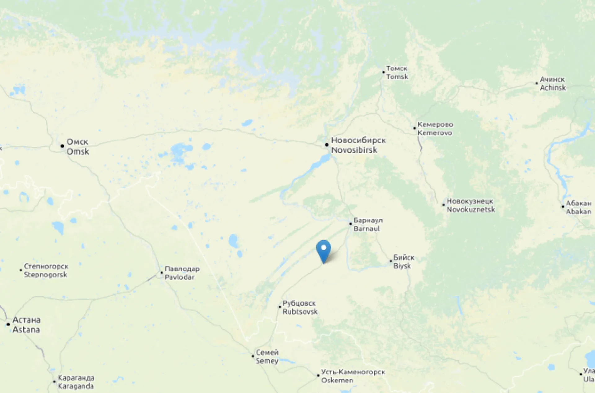 Сильное землетрясение произошло в Алтайском крае Сильное землетрясение произошло в Алтайском крае