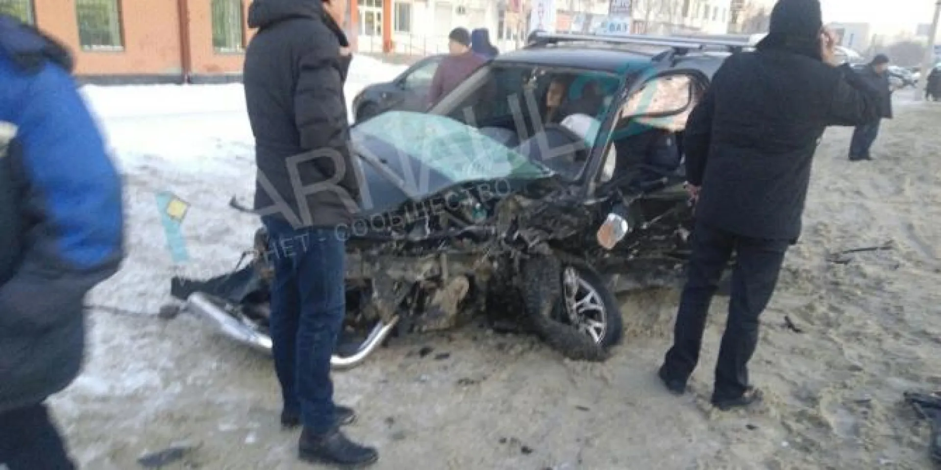 Четыре автомобиля пострадали в серьезном ДТП в Барнауле