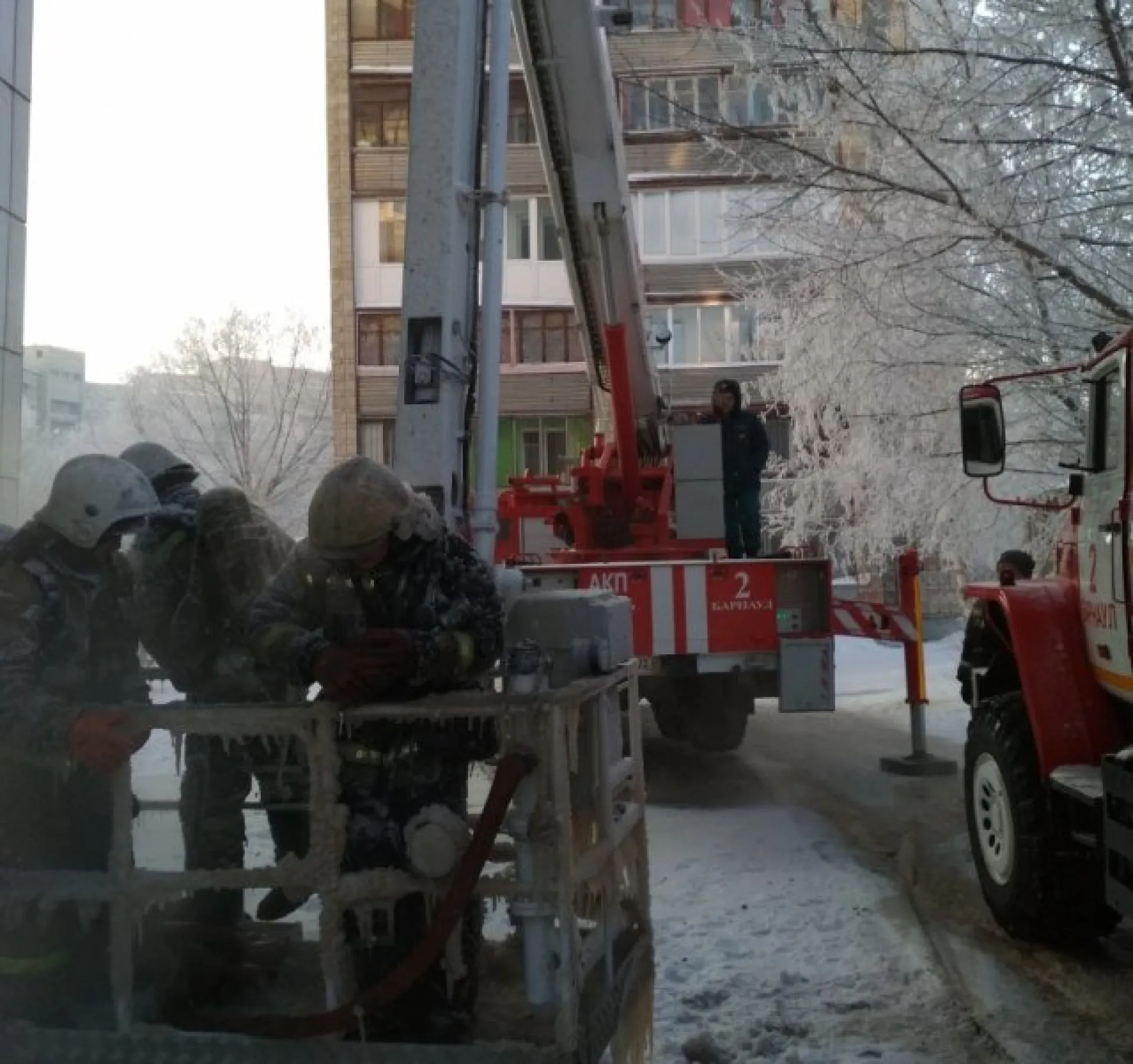 Квартира в многоэтажке сгорела в Барнауле