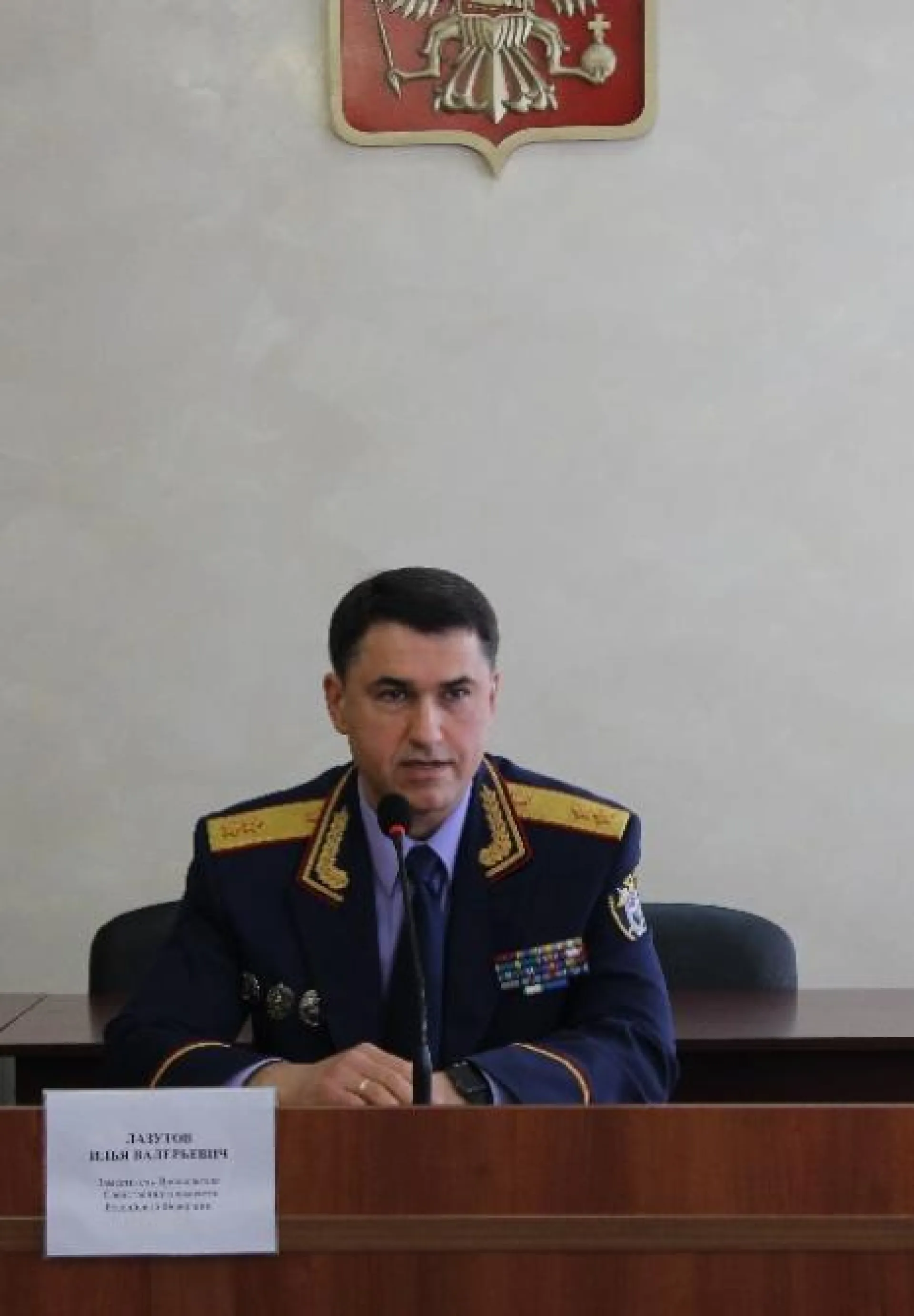 Зампредседателя СКР Илья Лазутов встретился с губернатором Александром Карлиным