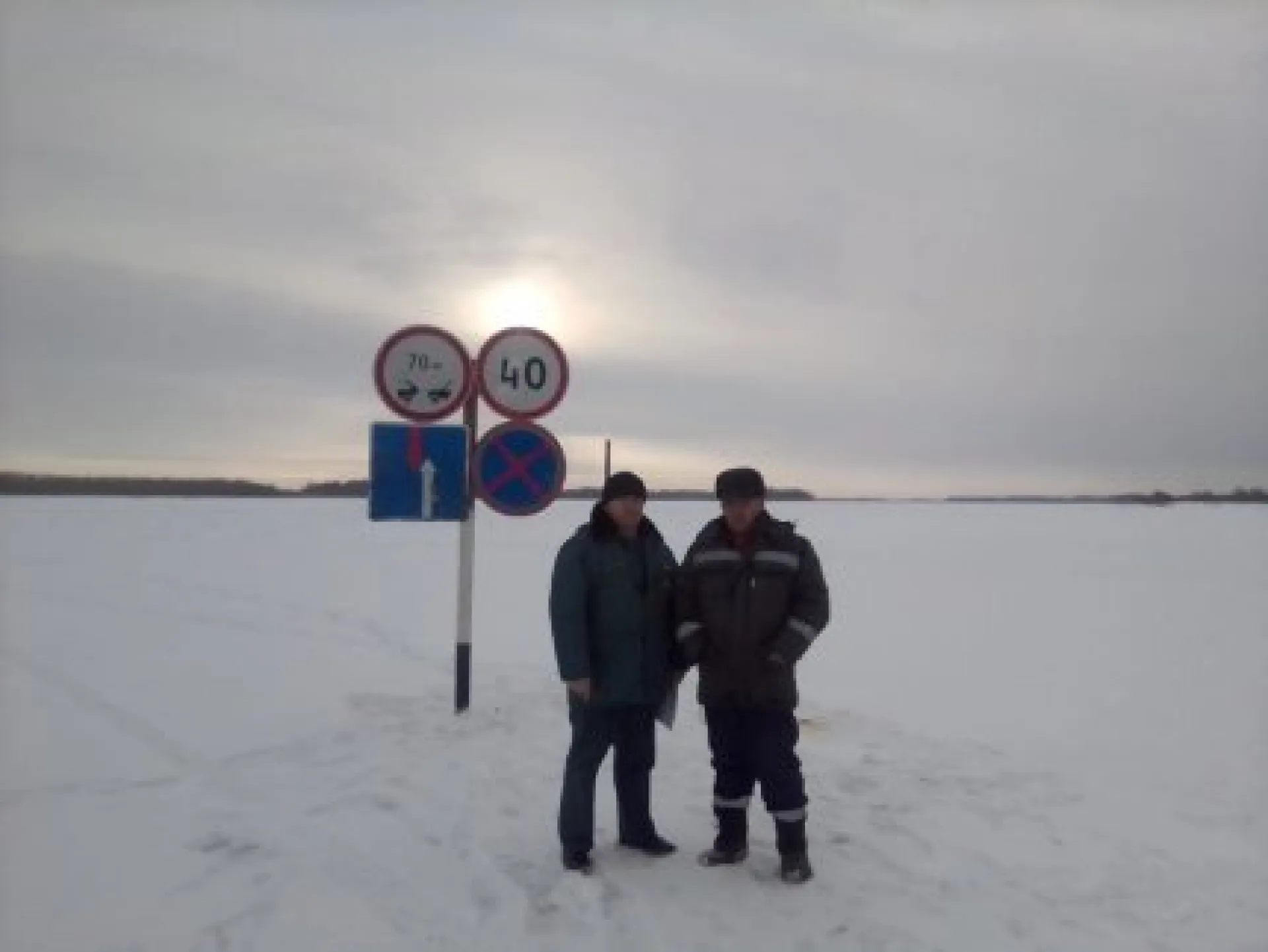 Ледовую переправу открыли в Алтайском крае 
