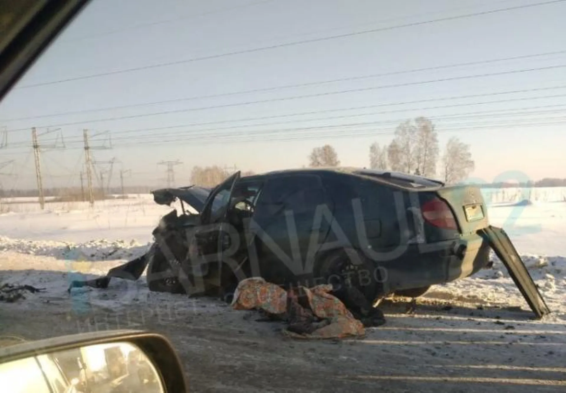 Водитель погиб в результате двойного ДТП в Алтайском крае