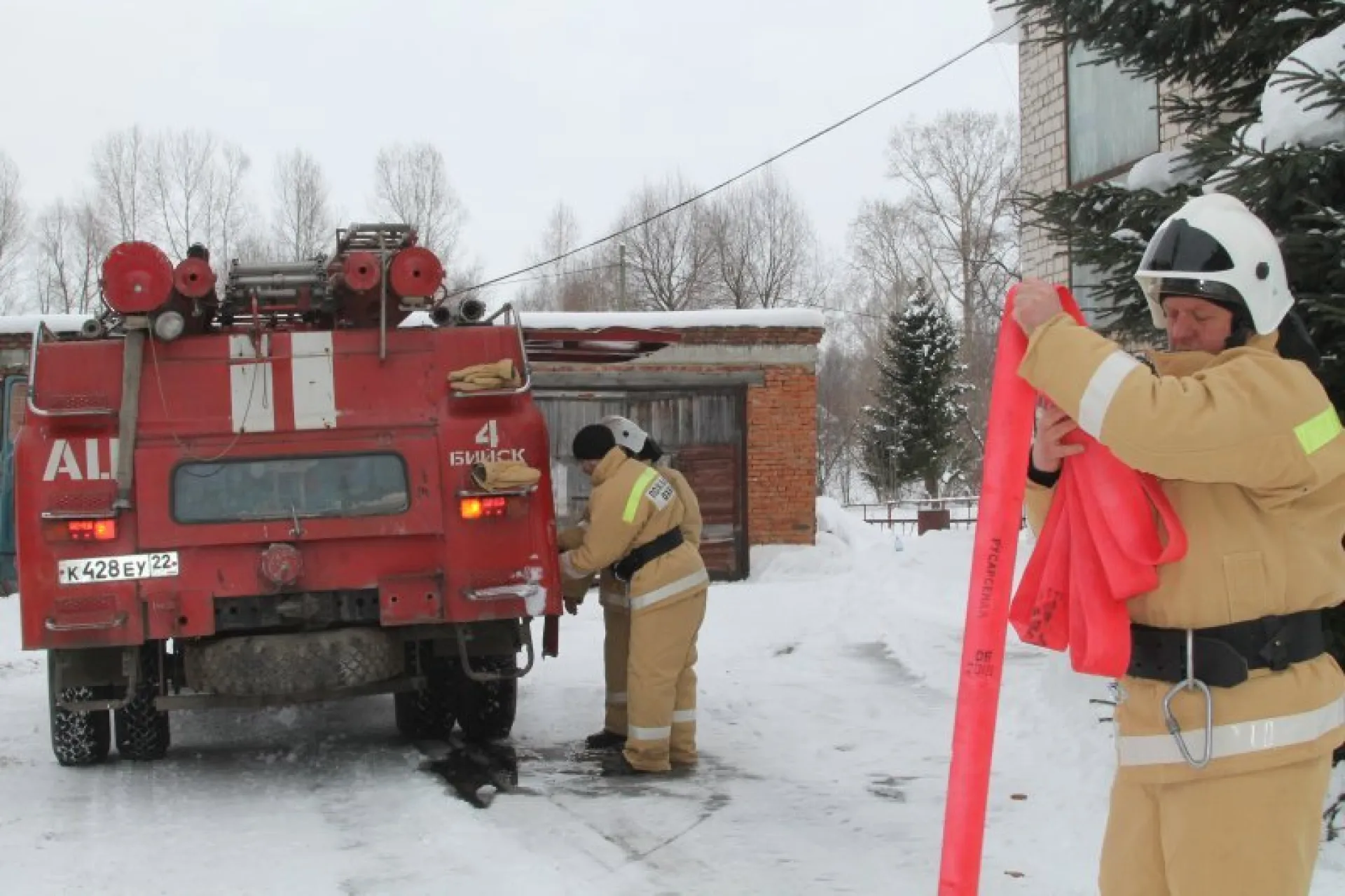 Лучшее подразделение добровольной пожарной охраны выбрали в Алтайском крае