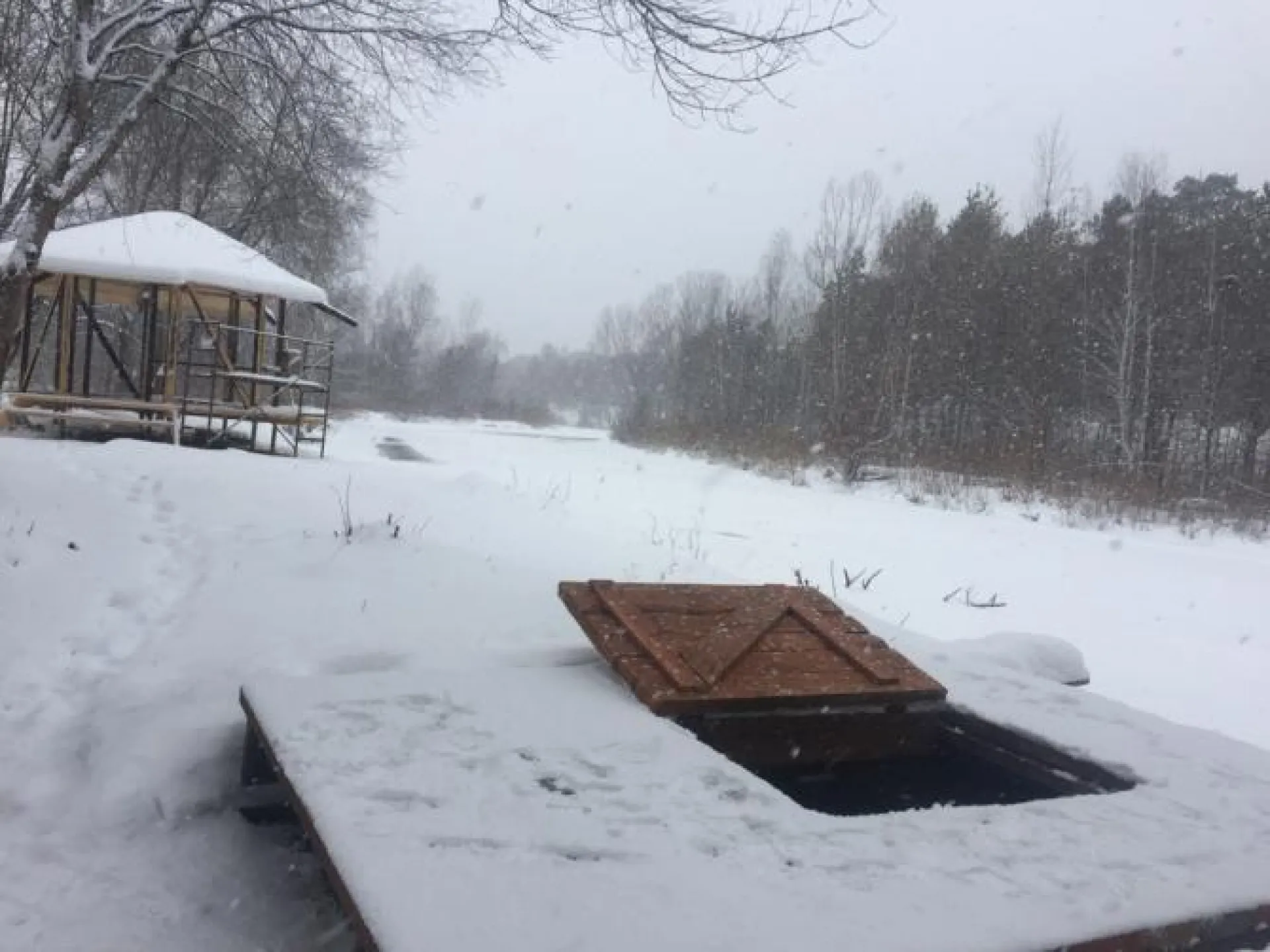 Купель с родниковой водой появилась в Барнауле 