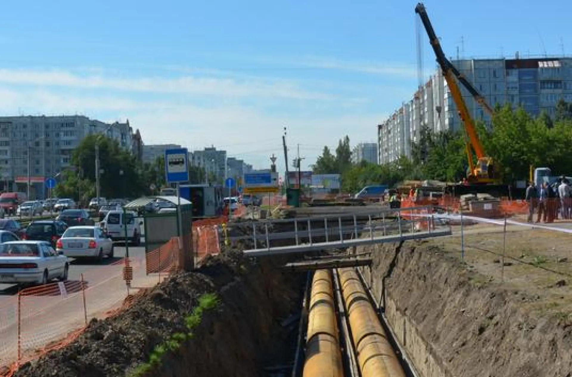 Перекладку тепловых сетей начали в Барнауле Перекладку тепловых сетей начали в Барнауле