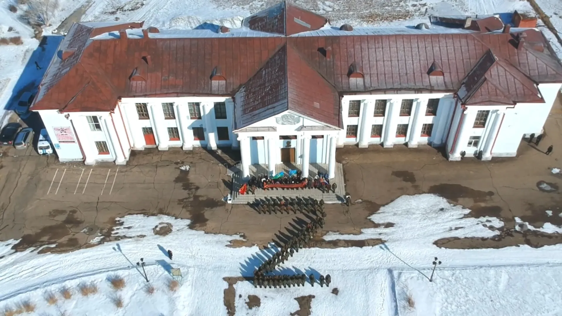 В Горняке прошла акция в поддержку Российской армии