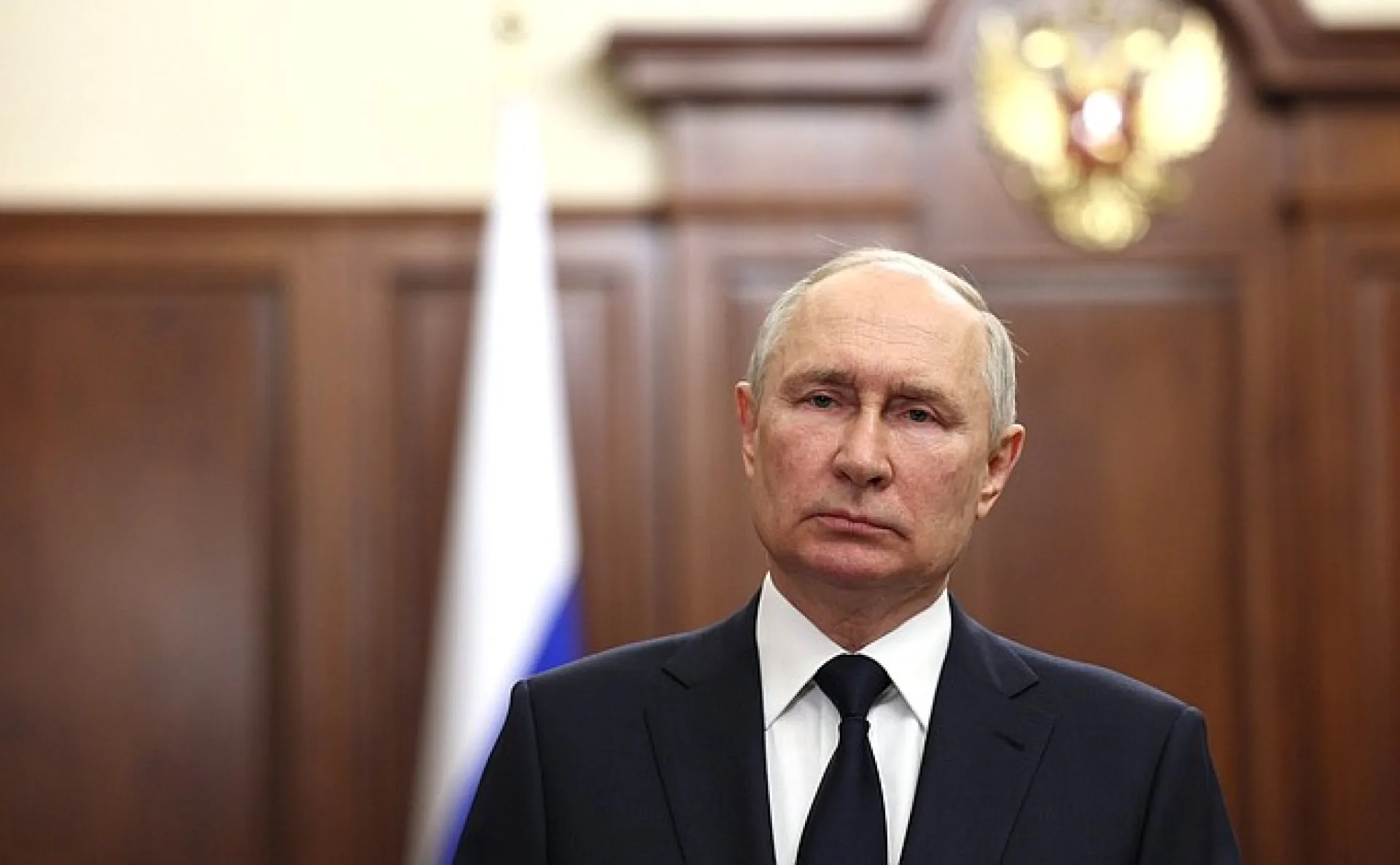 Президент России Владимир Путин обратился к жителям России в ночь на 27 июня Президент России Владимир Путин обратился к жителям России в ночь на 27 июня