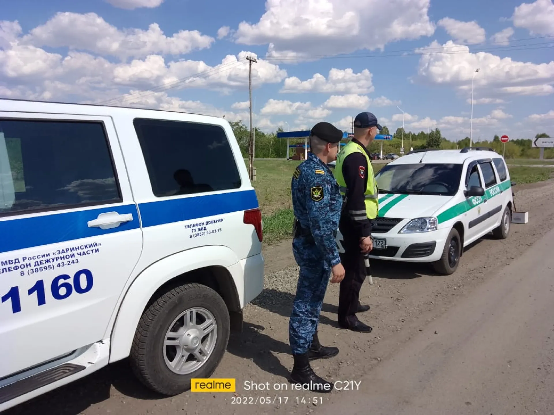 12 машин арестовали в Заринске в ходе рейда