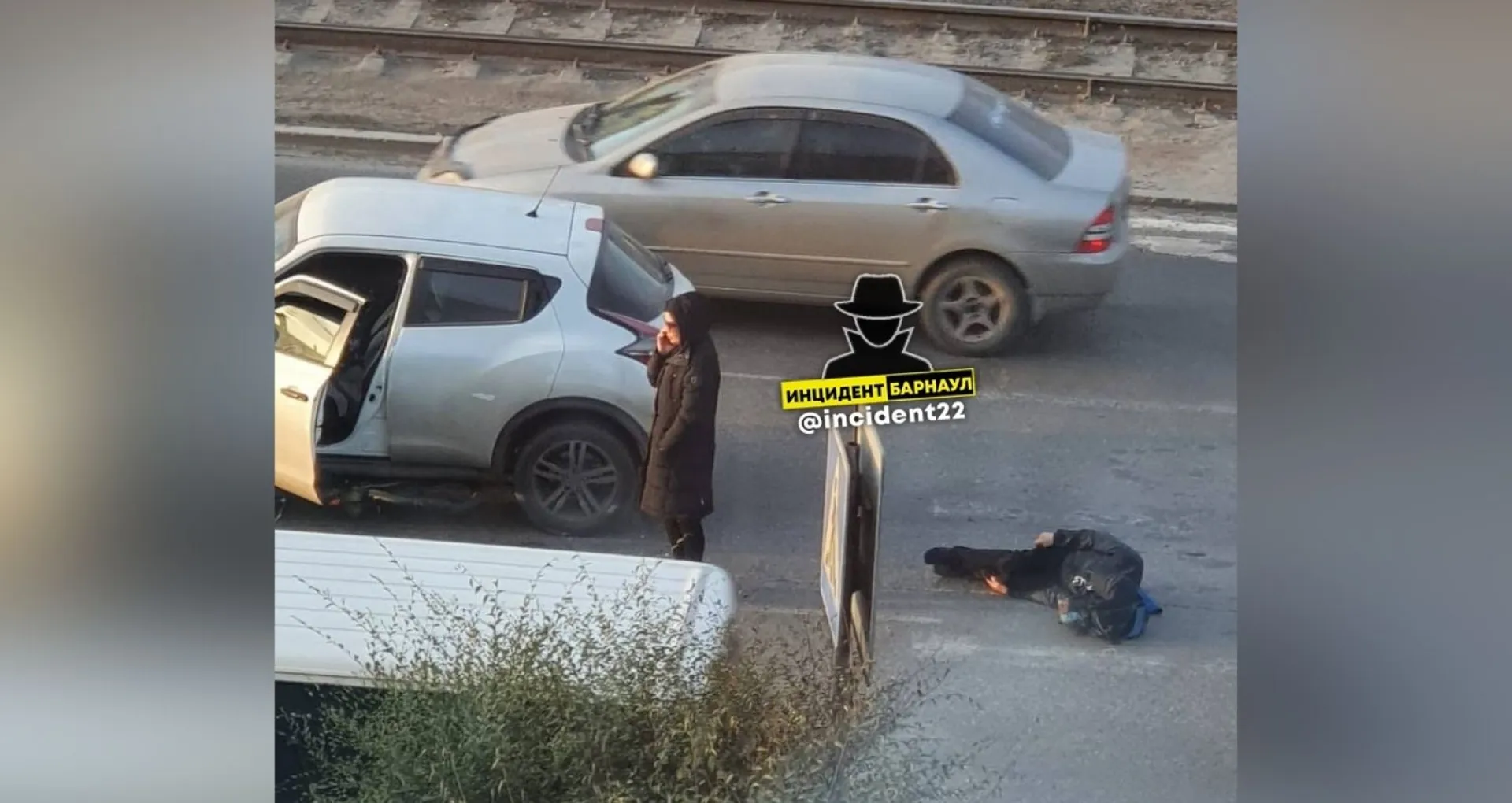 В Барнауле на пешеходном переходе сбили человека В Барнауле на пешеходном переходе сбили человека