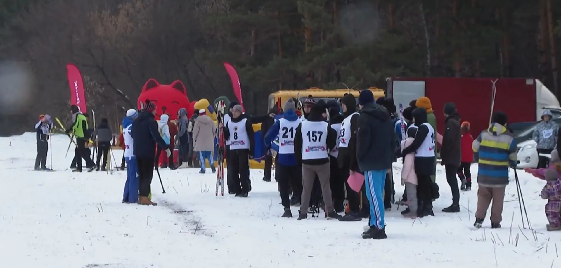 Всероссийская массовая гонка «Лыжня России» прошла в Барнауле