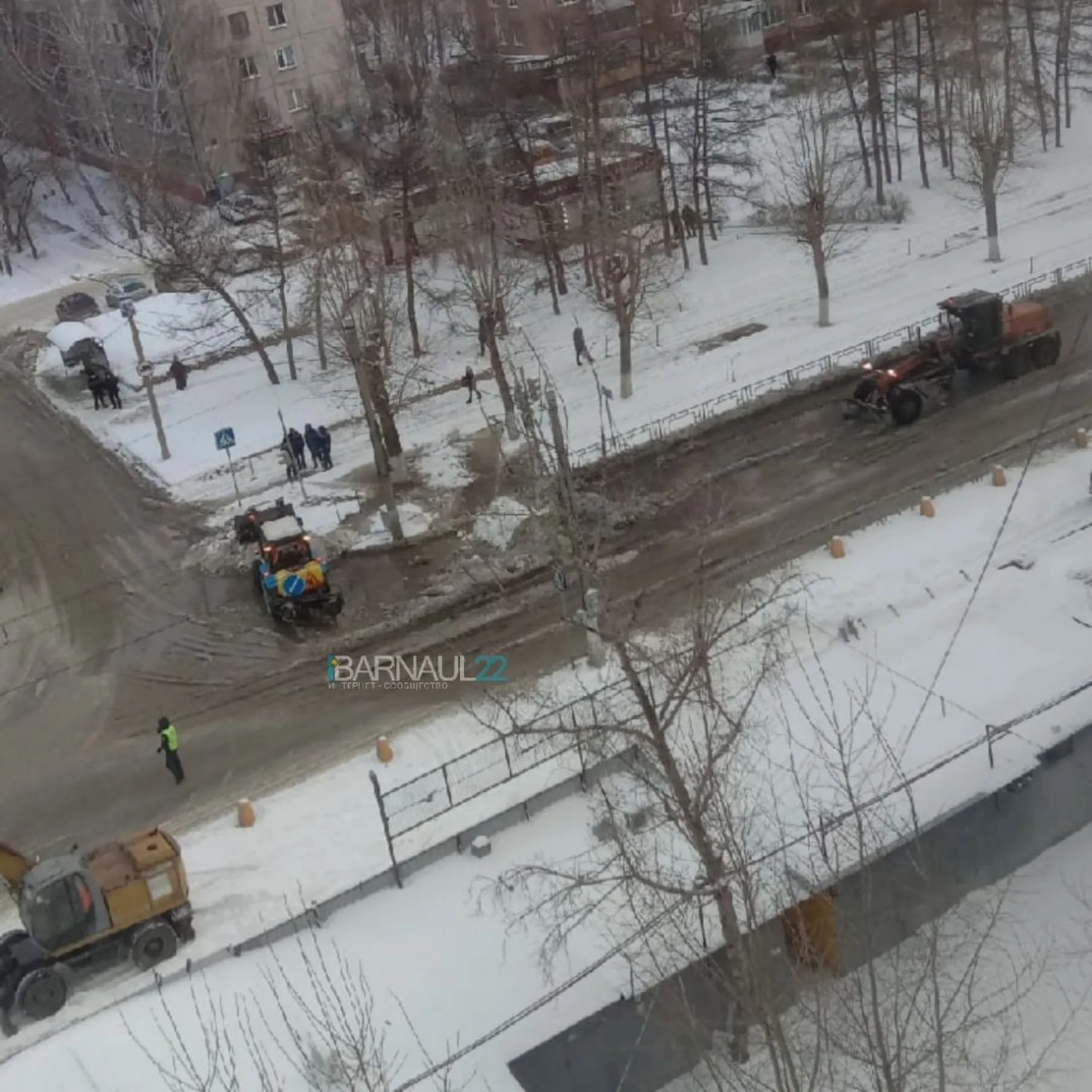 Коммунальная авария произошла в Барнауле