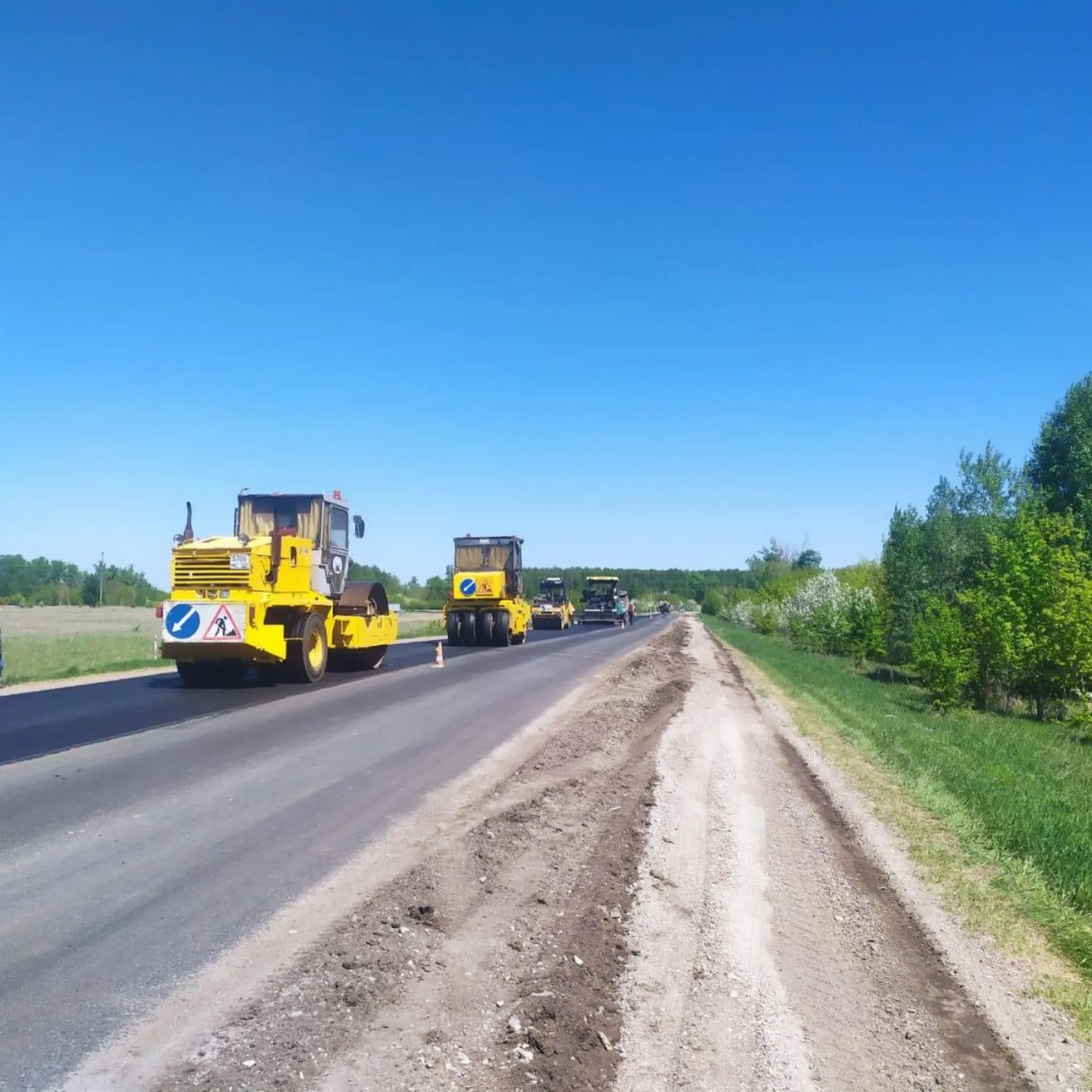 Ремонт трассы продолжается в Шипуновском районе
