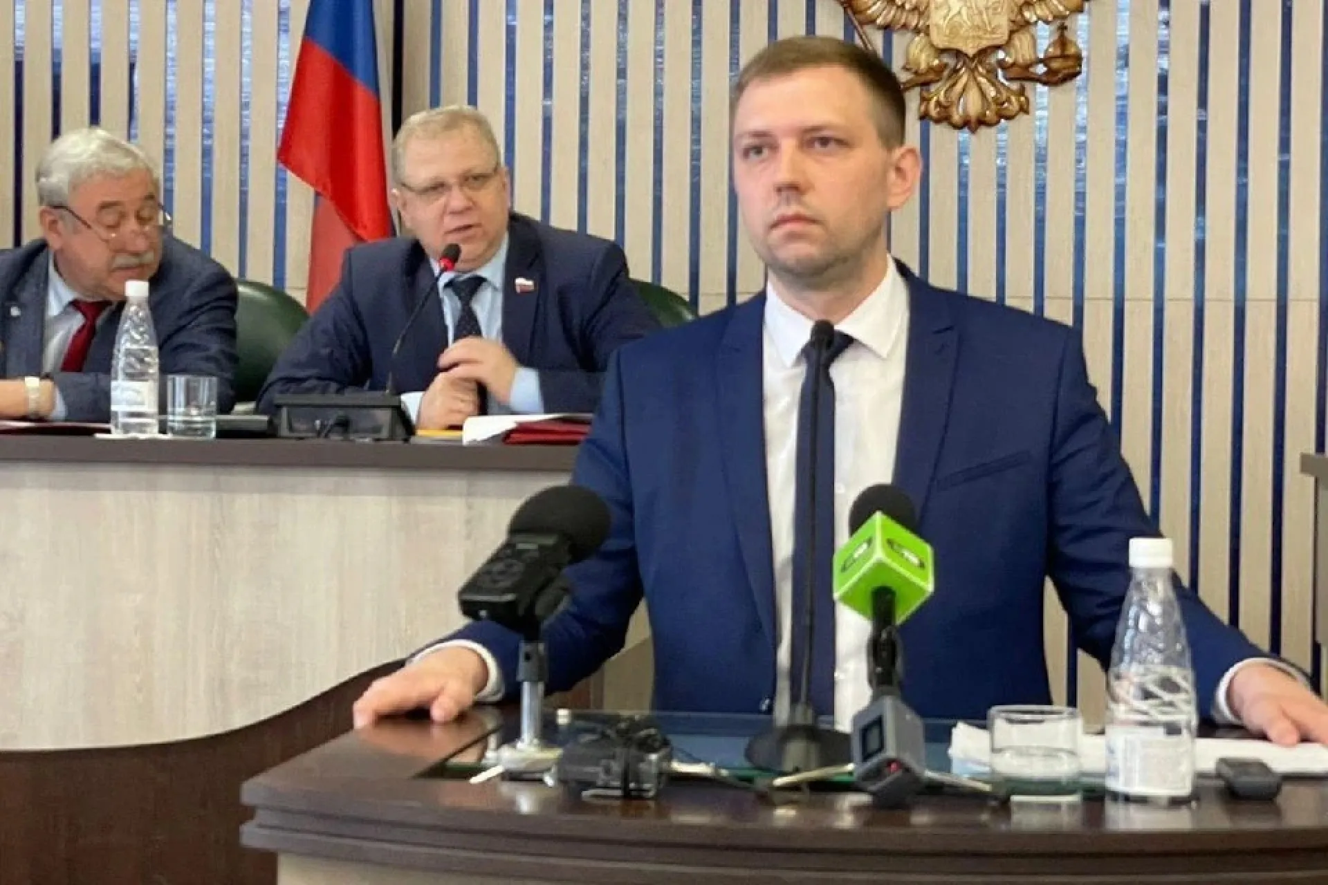 Мэр Бийска Виктор Щигрев впервые выступил с отчетом перед Думой города