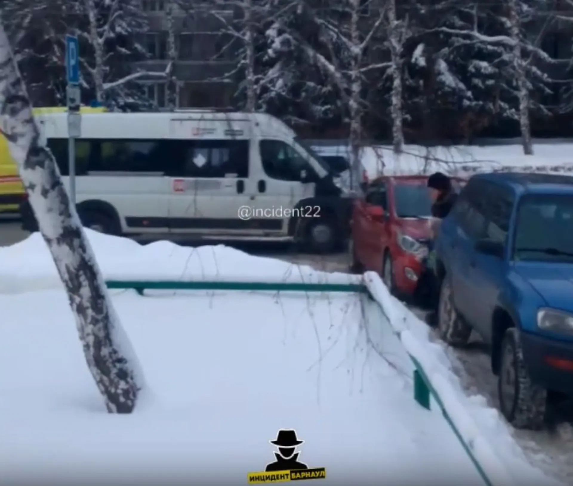 Массовое ДТП произошло в Барнауле