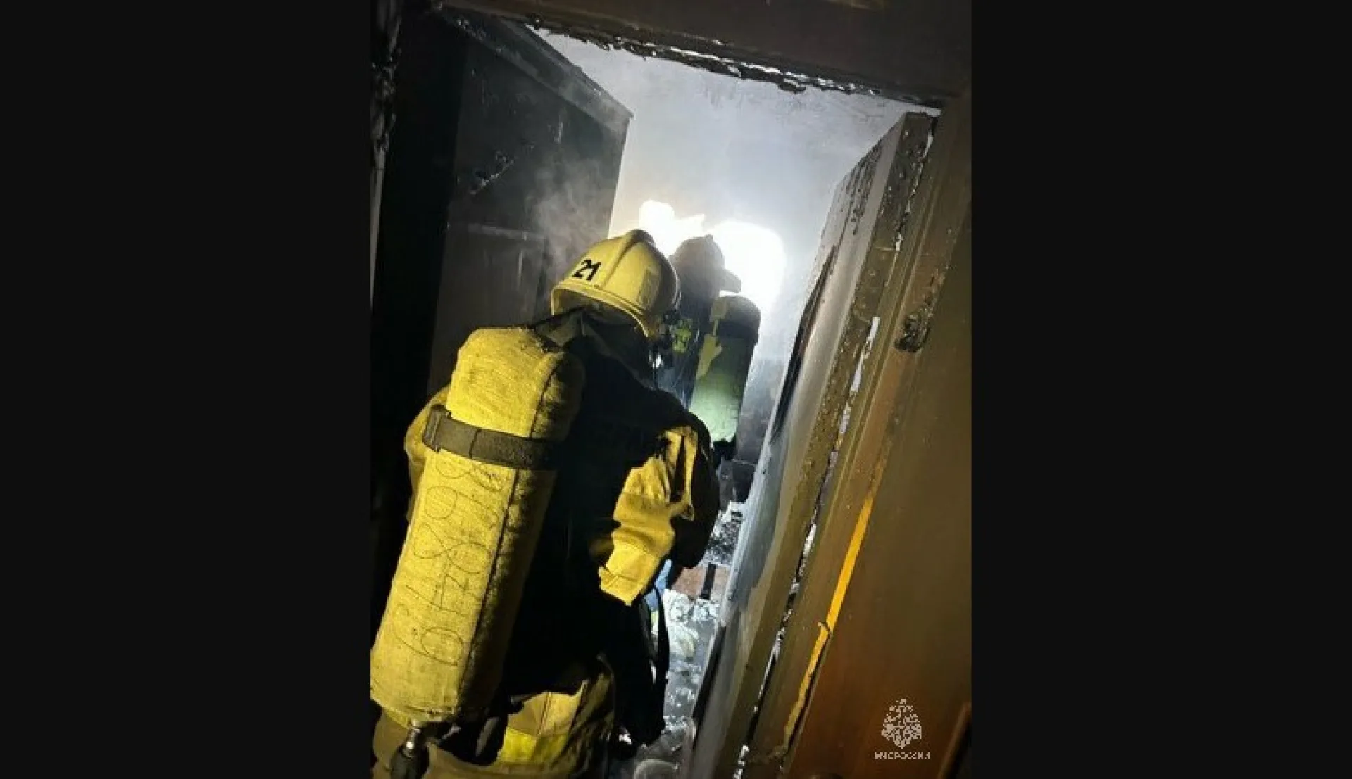 Женщина погибла при пожаре в бийской пятиэтажке