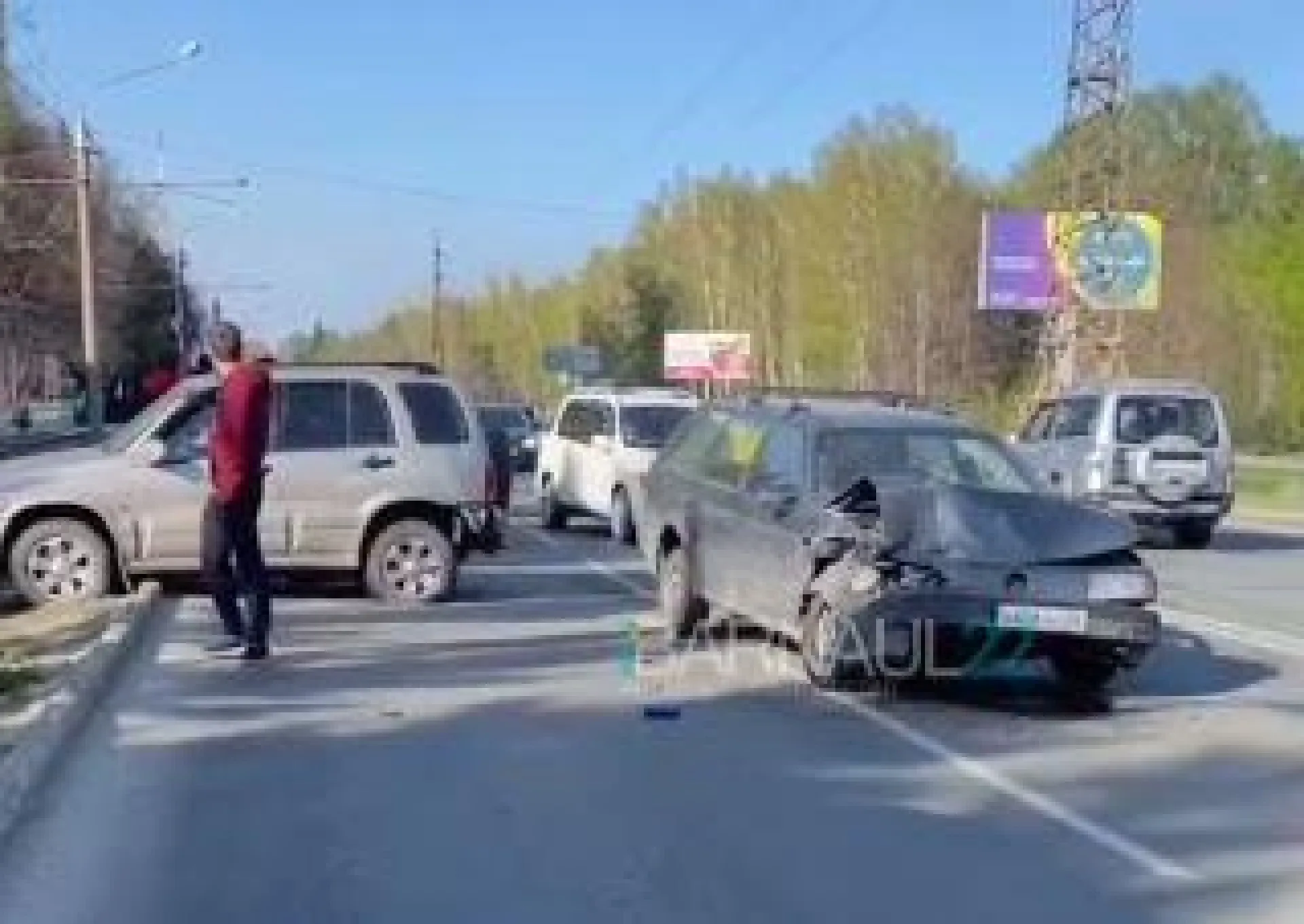 Движение трамваев встало из-за аварии в Барнауле