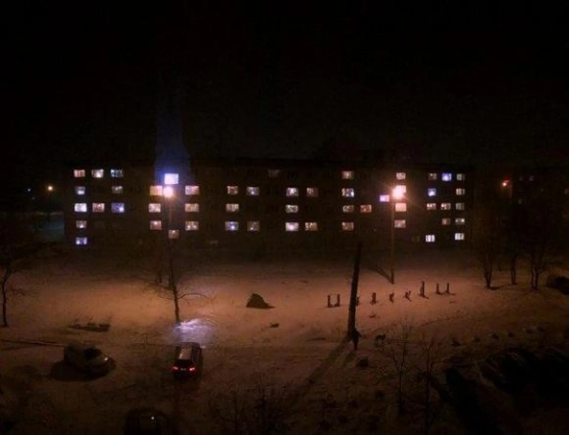 Слово «Россия» зажгут на здании в Барнауле