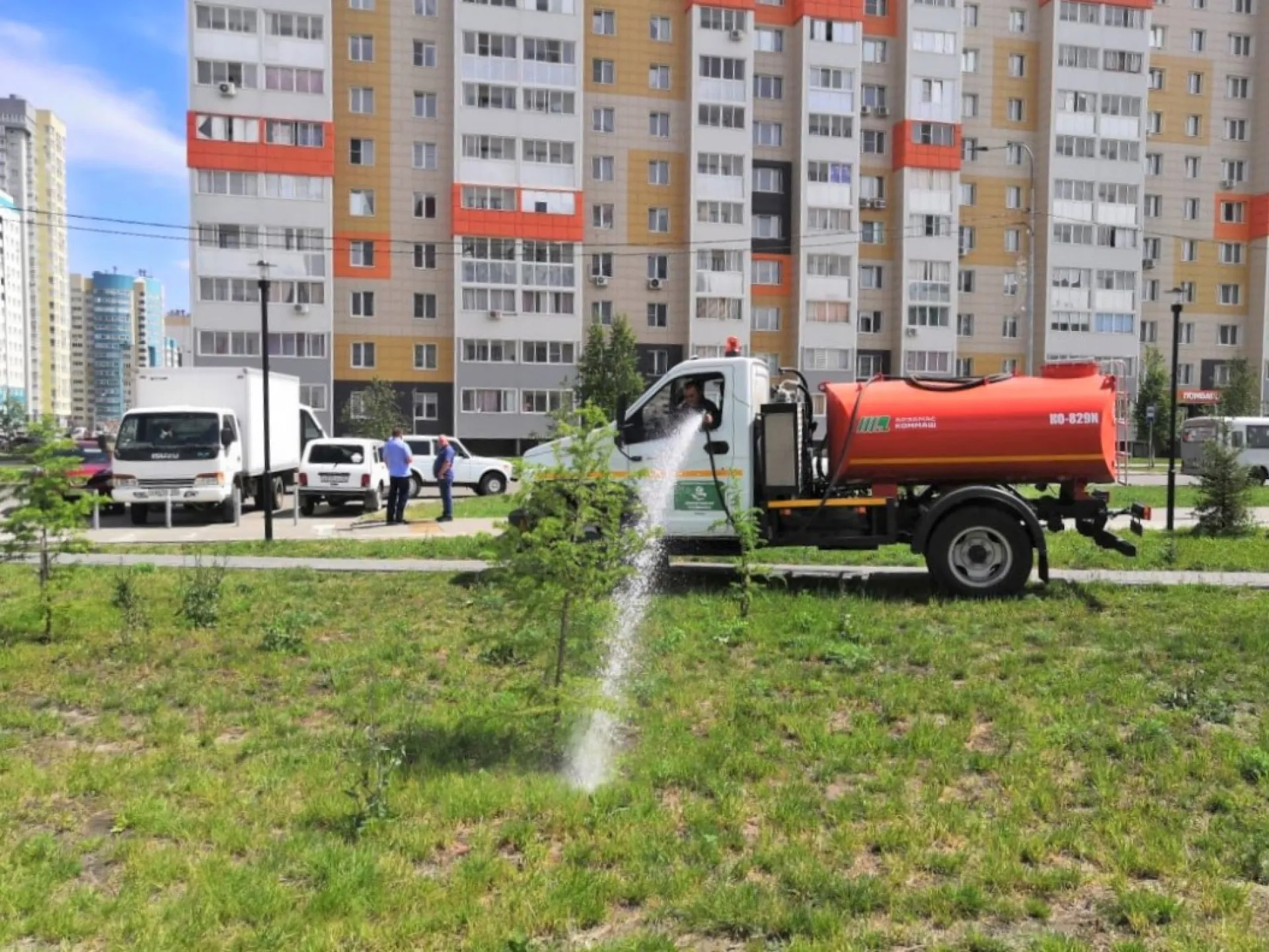 За сквером на улице Сергея Ускова в Барнауле будут следить тщательнее