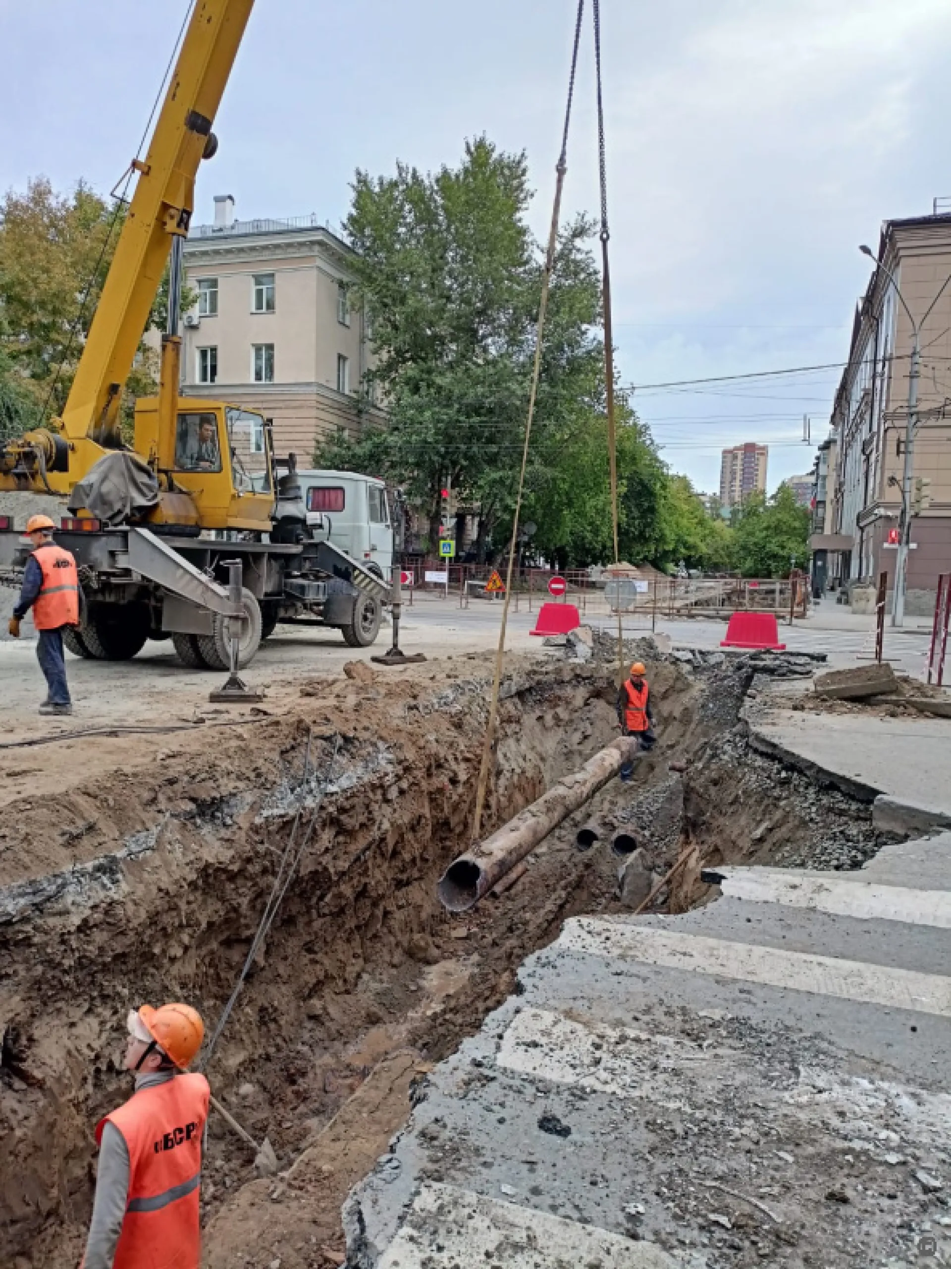 В центре Барнаула заменят участок теплосети