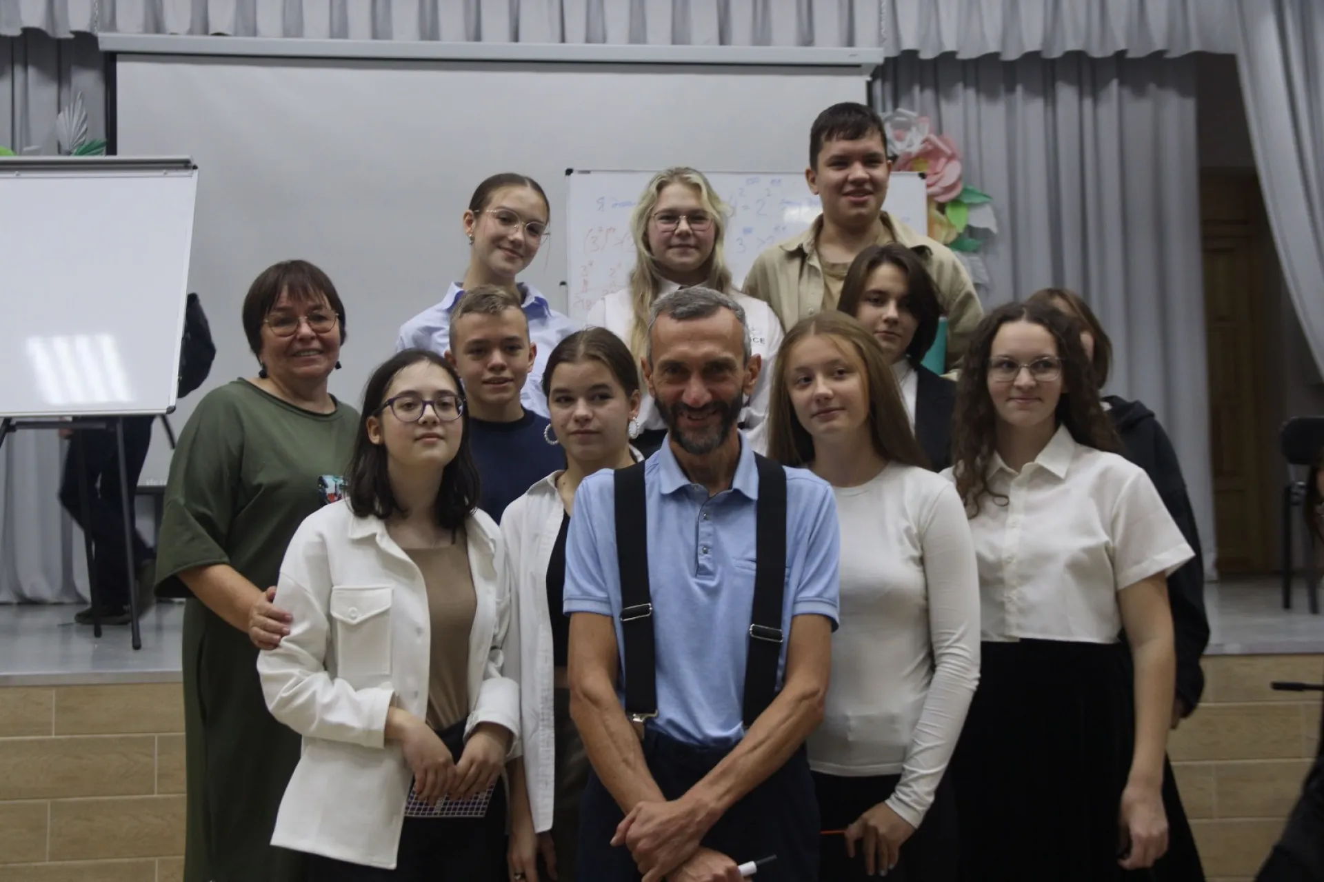 Известный математик Алексей Савватеев выступил с лекцией в Бийском лицее