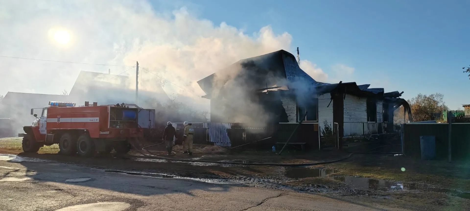 В Следственном комитете рассказали подробности пожара в Панкрушихинском районе