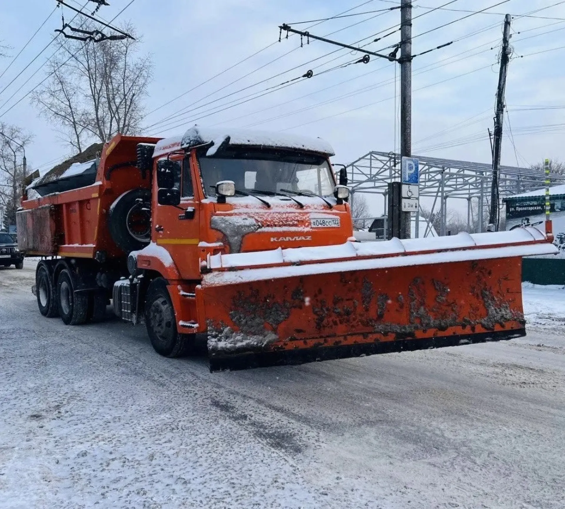 Дорожники готовы к первому снегу в Рубцовске