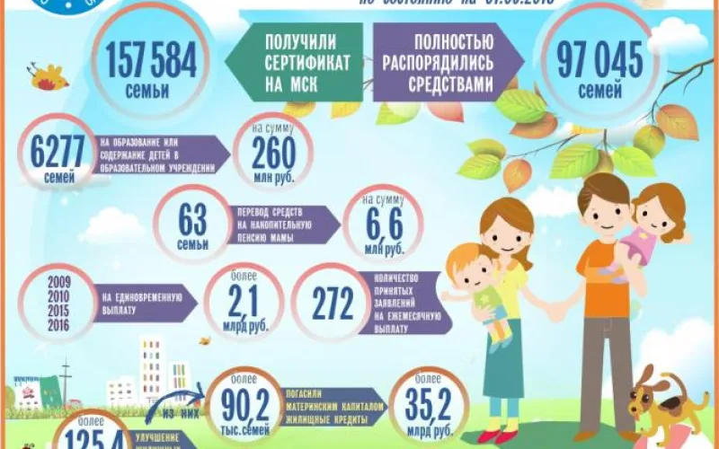 Стало известно, на что жители Алтайского края тратят материнский капитал