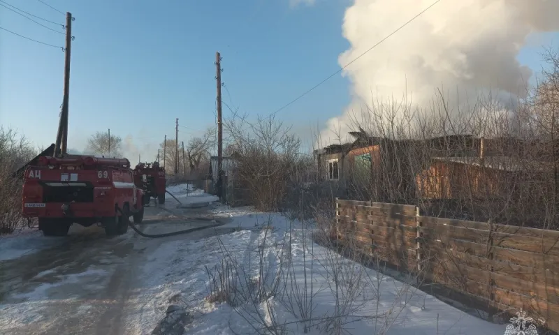 Двое детей погибли при пожаре в Алтайском крае