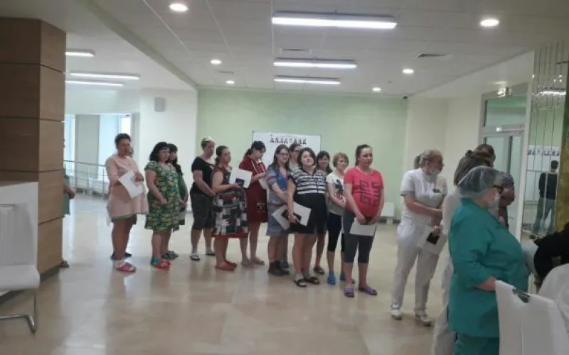 Пациентки перинатального центра «ДАР» приняли участие в выборах