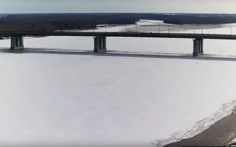 Веб-камеры К24: уровень воды в Оби растёт 