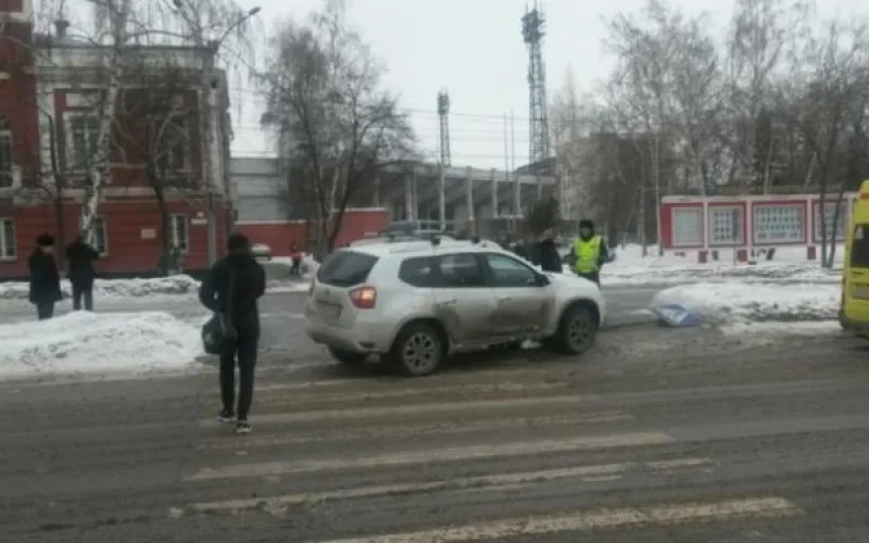 Наезд на пешехода в центре Барнаула