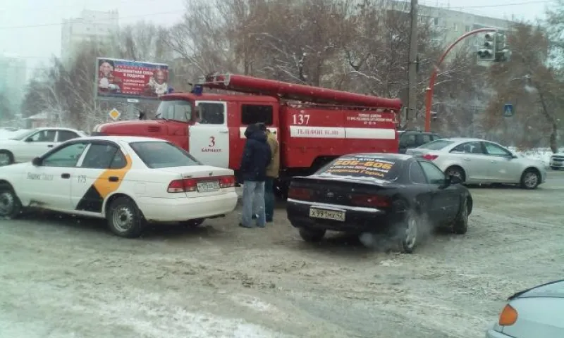 ДТП с участием пожарного автомобиля произошло в Барнауле