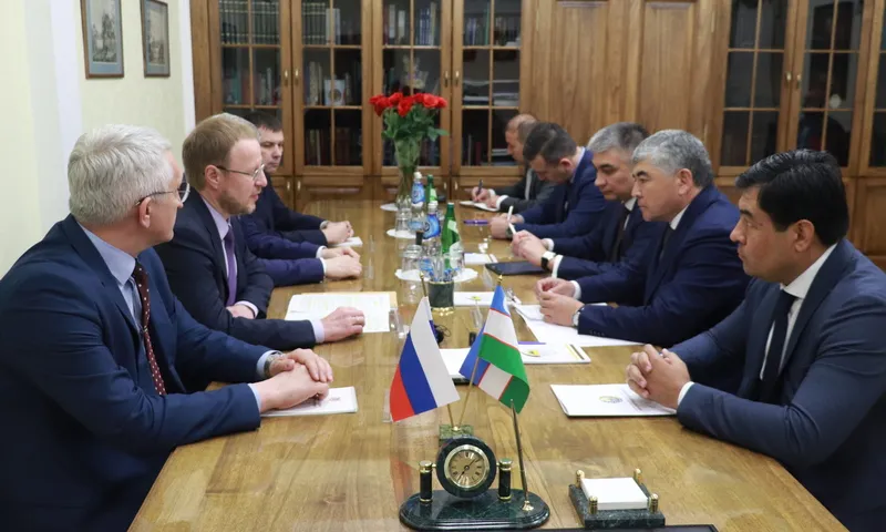 Виктор Томенко встретился с делегацией Сырдарьинской области Республики Узбекистан