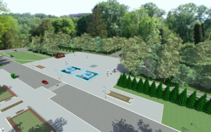 Опубликован проект благоустройства площади Мира и аллеи Целинников