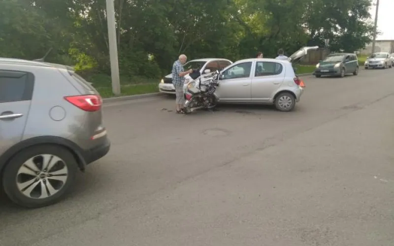 ДТП с участием мотоциклиста произошло в Бийске