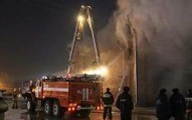 Экспонаты краеведческого музея после пожара оперативно перевозят в другое здание