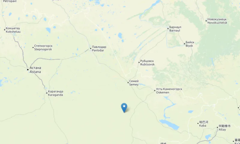 Интенсивное землетрясение произошло на границе Алтайского края