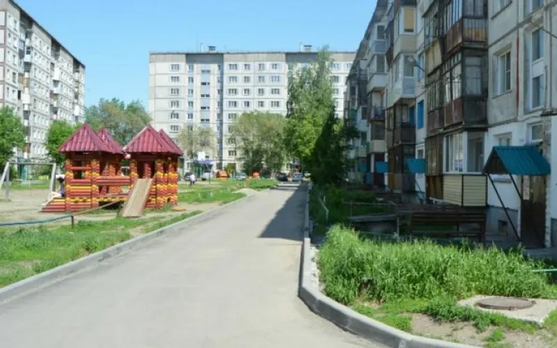 Благоустройство дворов началось в Бийске